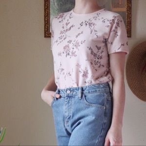 Fuzzy Floral Sweater